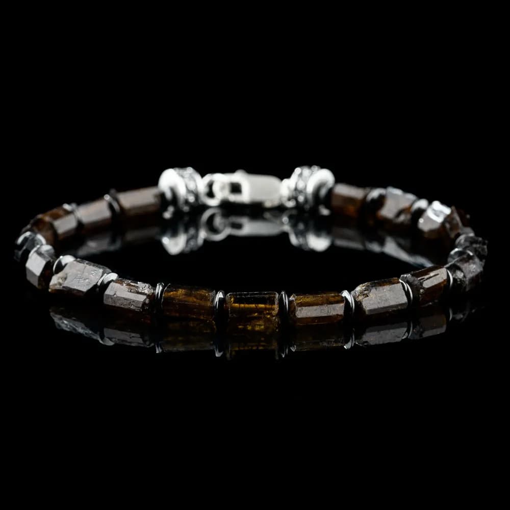 Raw Brown Tourmaline Bracelet I (8-10mm) 3