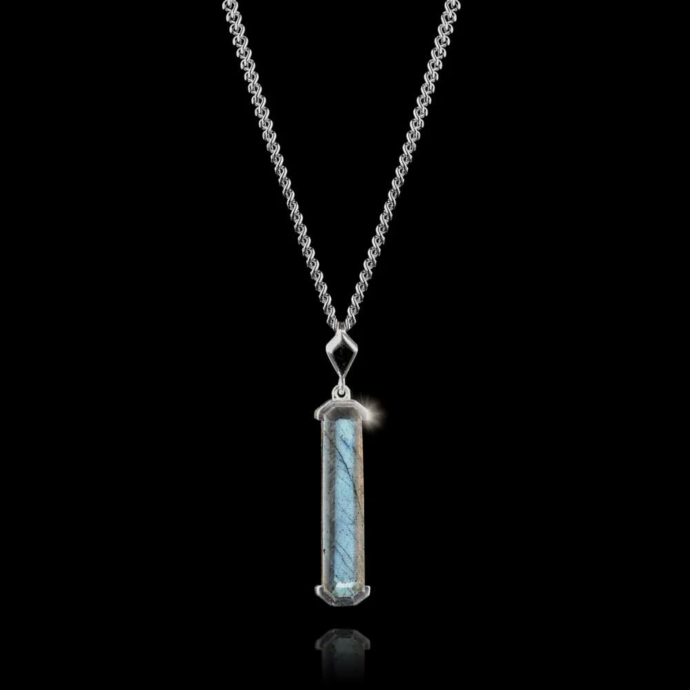 Labradorite Silver Pendant 2